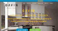 Desktop Screenshot of gavinfurniture.com